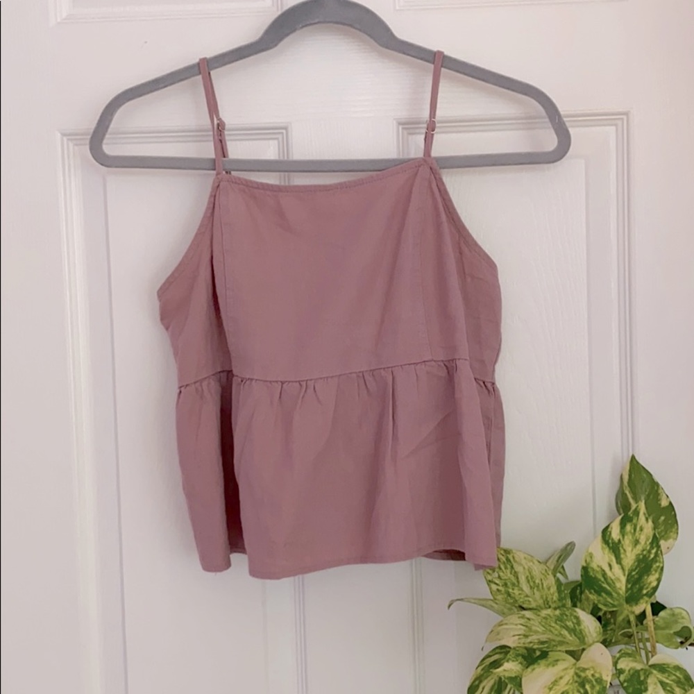 PacSun Dusty Rose Plumet Top - L.A. Hearts